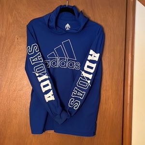 Adidas Youth XL hooded long sleeved tshirt